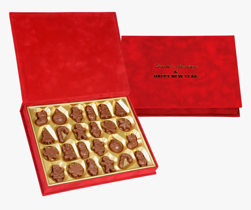 Opera Christmas, 24 Pcs In Customized Belgian Chocolate - Russian Candy, HD Png Download, Free Download