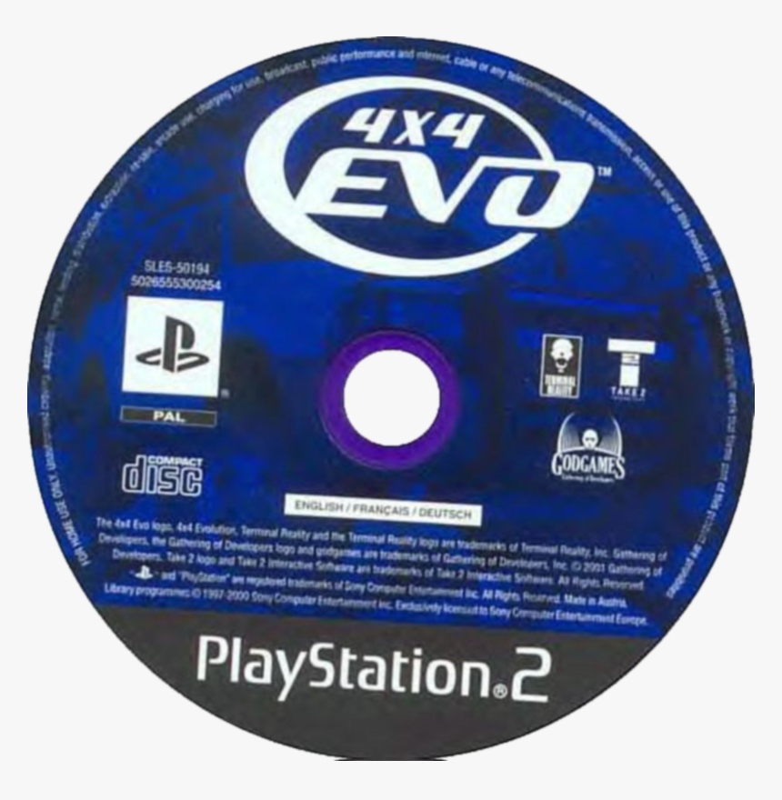 Ps2 Evo1 Cd - Ps2, HD Png Download, Free Download