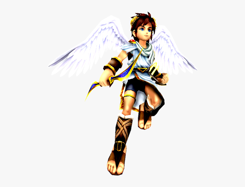 Smash 4 Pit Png - Pit Kid Icarus Smash, Transparent Png, Free Download