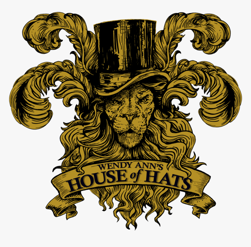House Of Hats Logo Gold Revised2, HD Png Download, Free Download