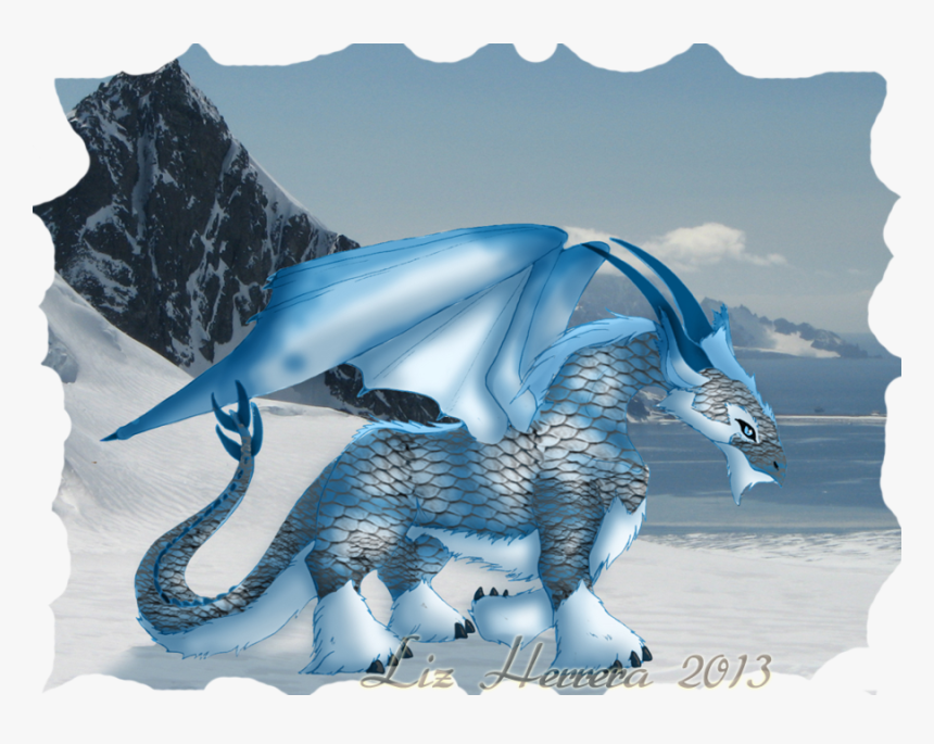 Snow, Ice, & Frost Dragons Ice Dragon, Fantasy Dragon, - Dragon, HD Png Download, Free Download