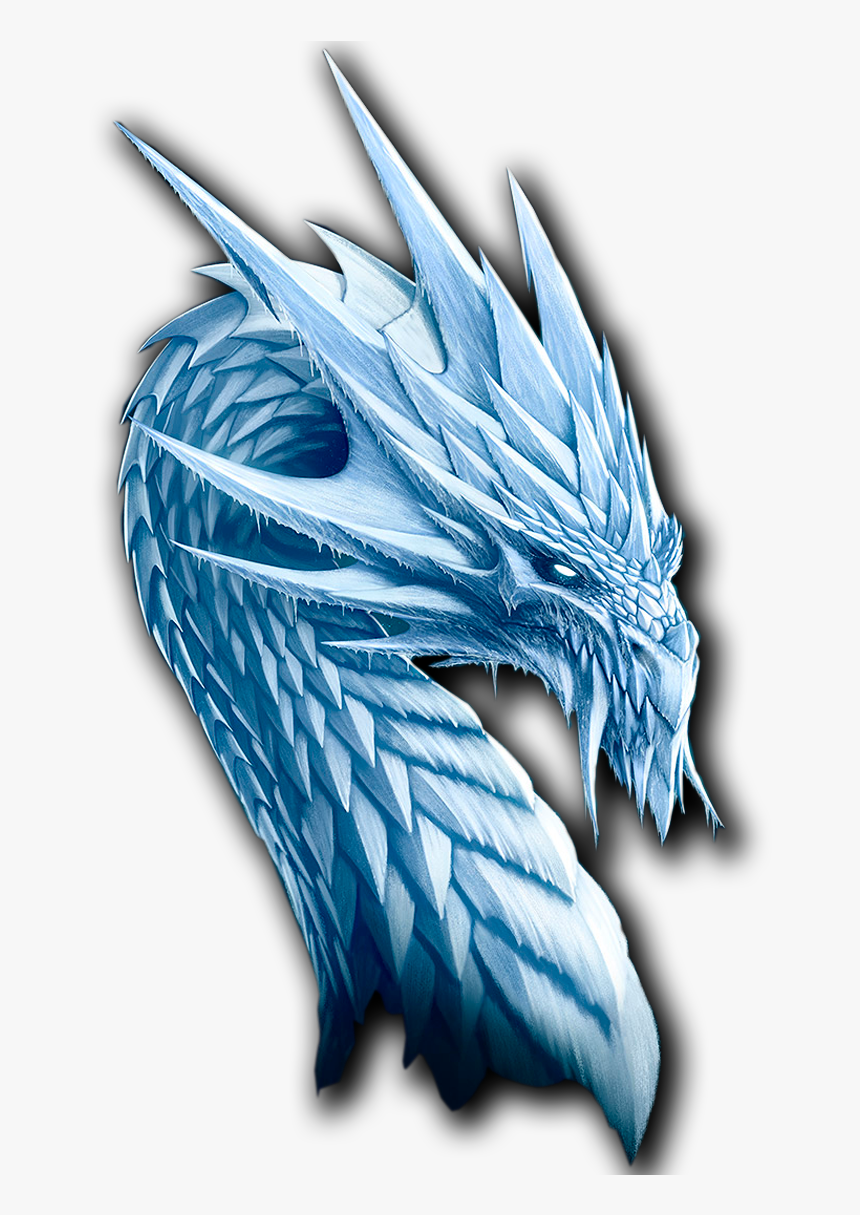 White Ice Dragon , Png Download - Transparent Ice Dragon Png, Png Download, Free Download