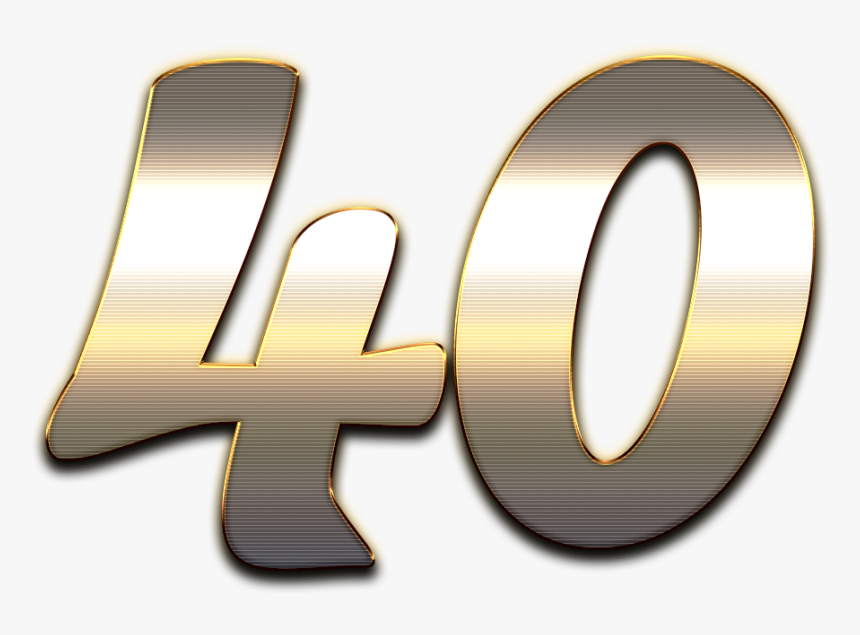 40 Number Logo Png - Transparent 40 Png, Png Download, Free Download