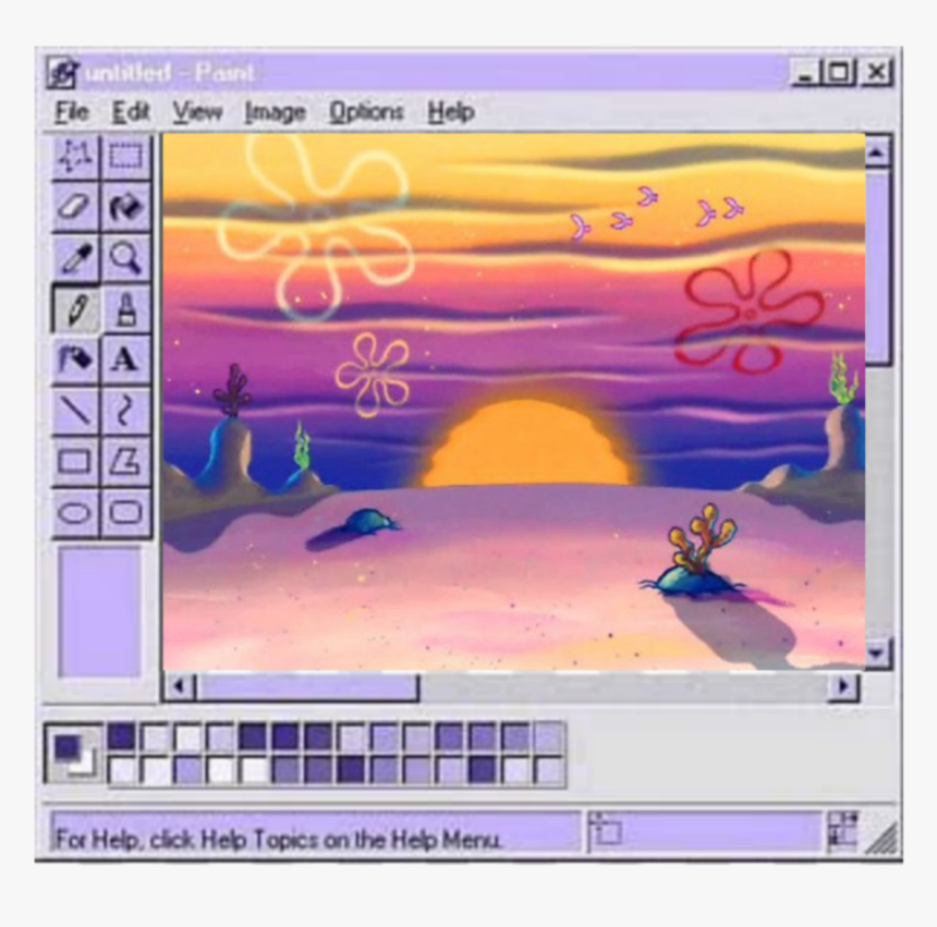 #picsart #freetoedit #aesthetic #vintage #spongebobsquarepants - Airliner, HD Png Download, Free Download