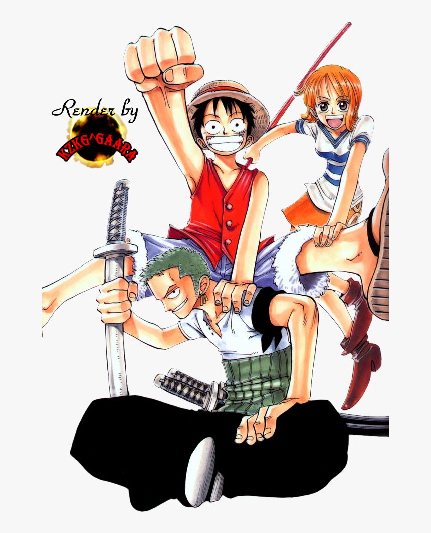 Zoro, Luffy Y Nami Kzkg^gaara Collection Photo Luffynamizoro - One Piece, HD Png Download, Free Download