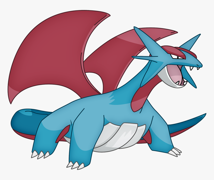 Pokemon Shiny-salamence Is A Fictional Character Of - Salamence Png, Transparent Png, Free Download
