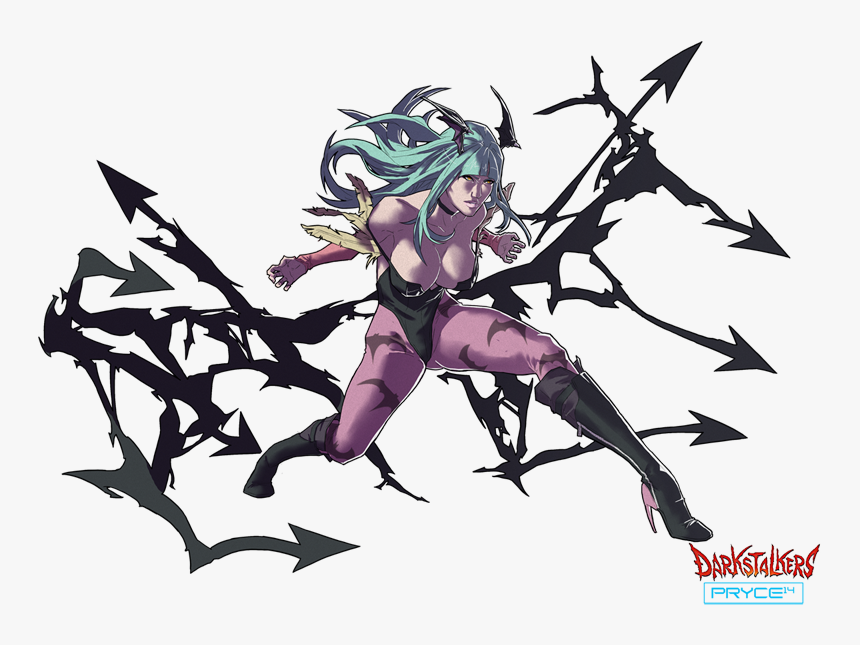 Morrigan Aensland Artwork By Jamal Campbell - Morrigan Darkstalkers Concept Art, HD Png Download, Free Download