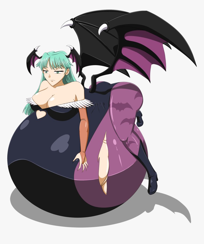 Morrigan Aensland Purple Fictional Character Violet - Know Your Meme Body Inflation Morrigan, HD Png Download, Free Download