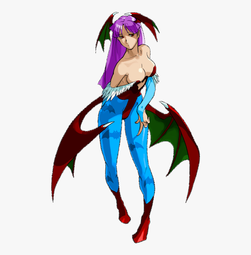 Marvel Vs Capcom Clash Of Super Heroes Lilith, HD Png Download, Free Download