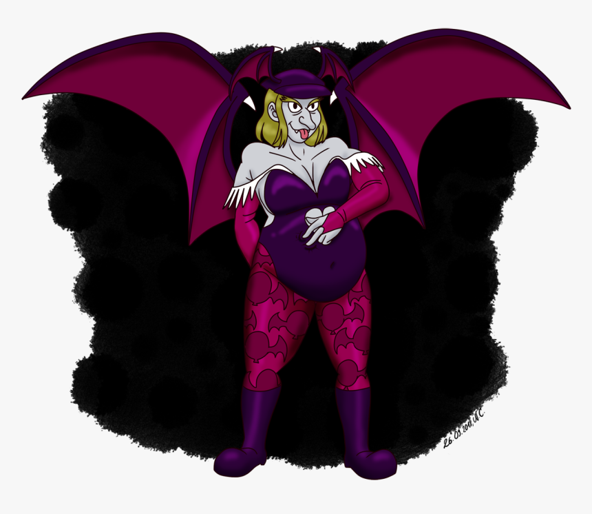 Kablamus Dressed Up As Morrigan Part - Illustration, HD Png Download, Free Download