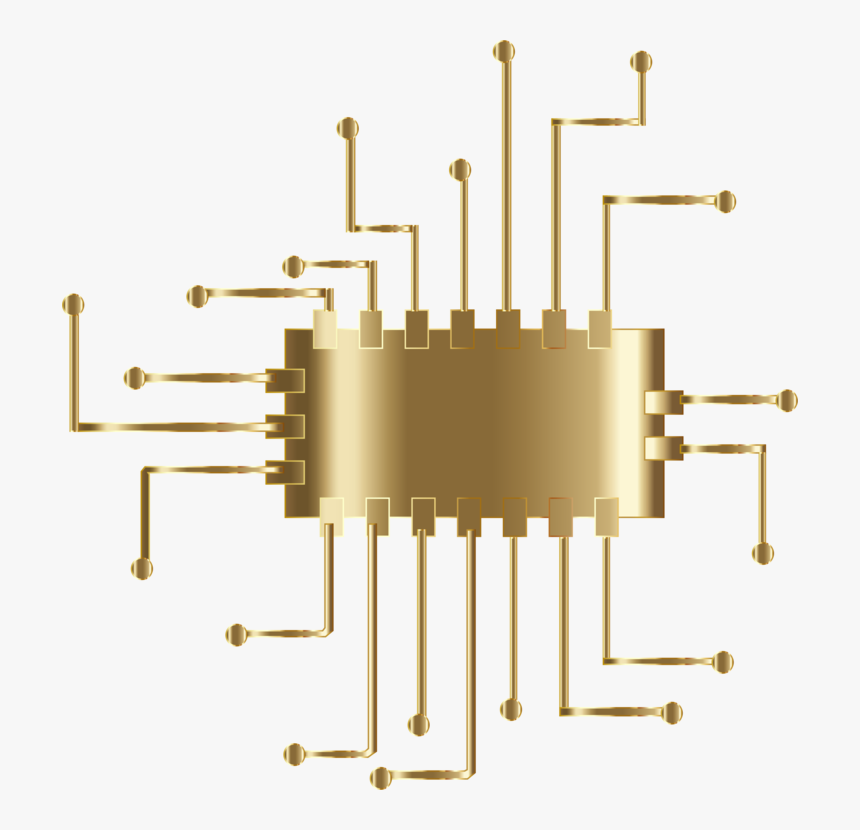 Cylinder,electronic Component,circuit Component - Integrated Circuit Clipart, HD Png Download, Free Download