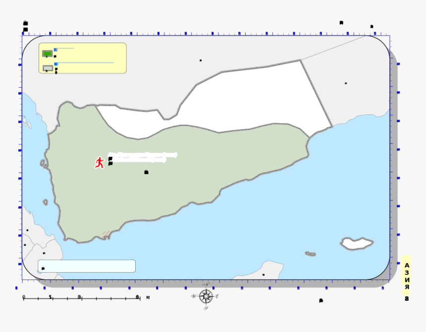 8 Images, , An Old Map Of - Sultanate Of Lahej, HD Png Download, Free Download