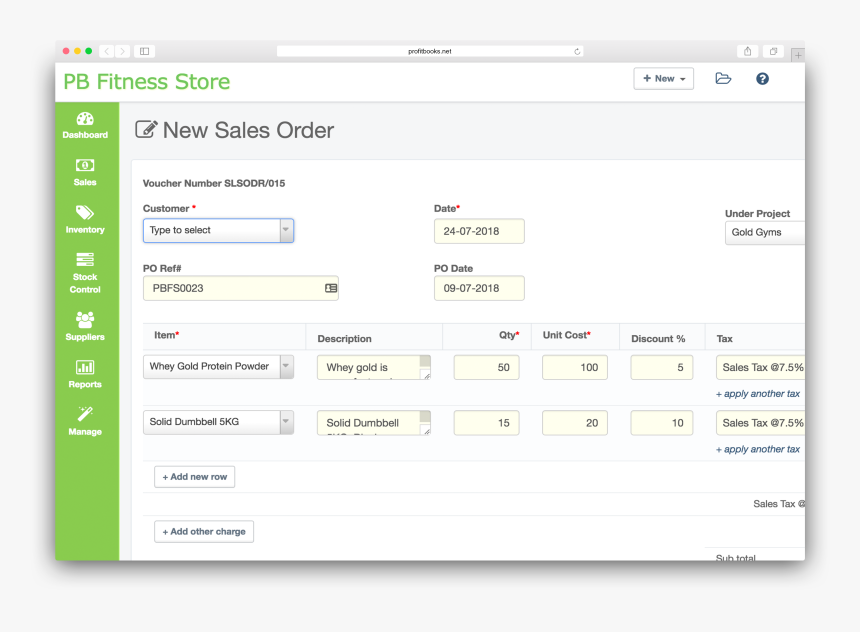 Create Sales Orders - Inventory Stock Management System, HD Png Download, Free Download