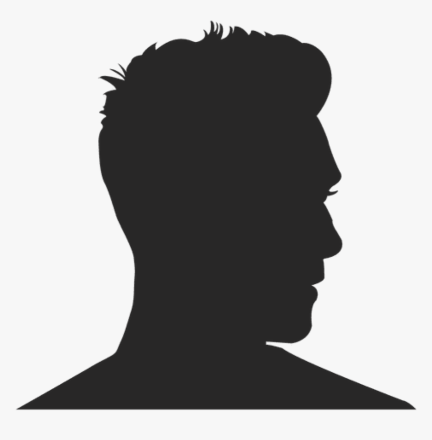 #man #shadow #silhouette - Male Profile Silhouette, HD Png Download, Free Download