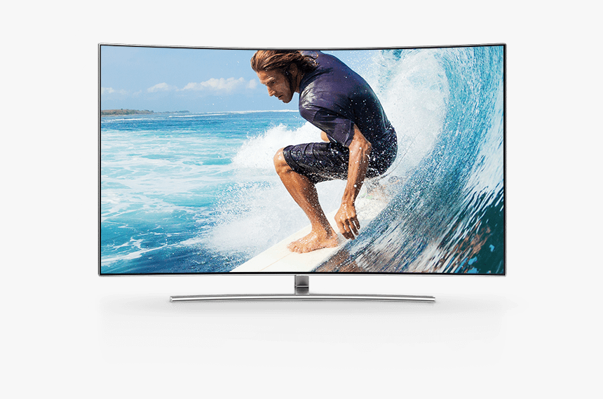 Image Of A Bezel Less Tv - California Beach Surfing, HD Png Download, Free Download