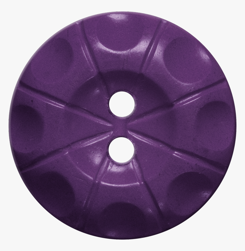 Button With Radial Line And Circle Design Purple Medium - Sewing Button Png, Transparent Png, Free Download