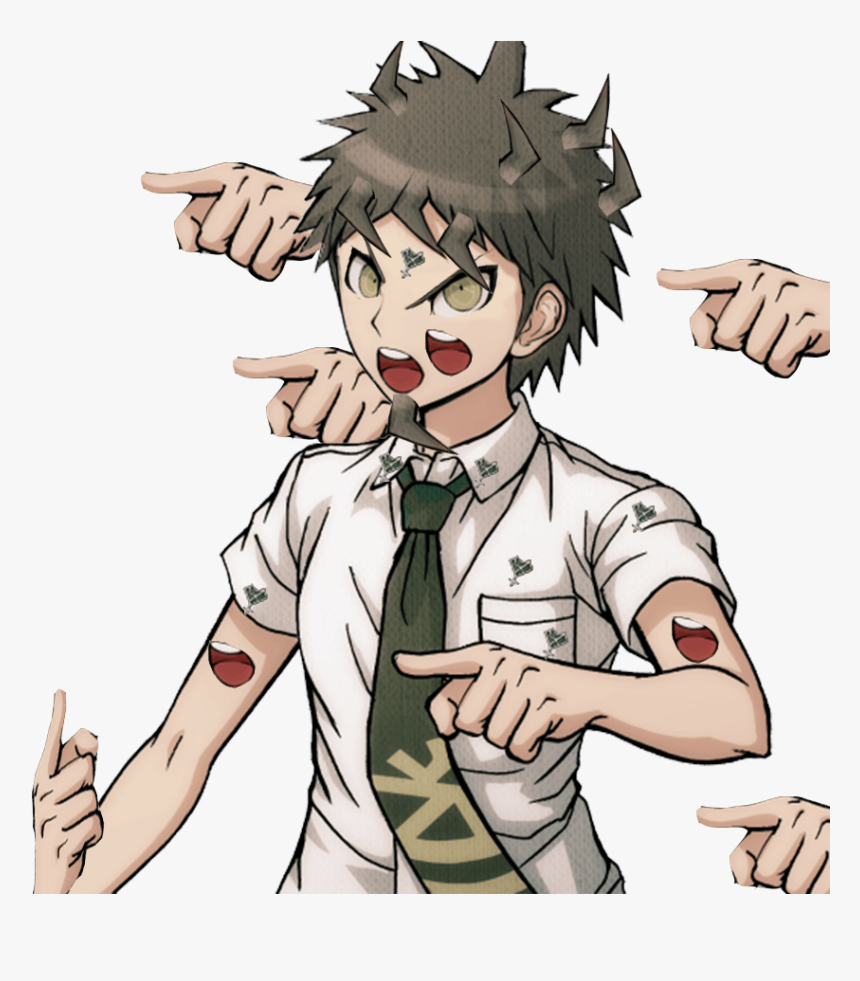 #cursed #danganronpa #hajime #hinata #help #freetoedit - Transparent Hajime Hinata Sprites, HD Png Download, Free Download