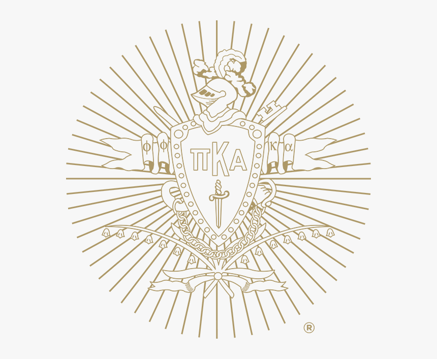 Gold Crest Transparent - Pi Kappa Alpha Crest, HD Png Download - kindpng