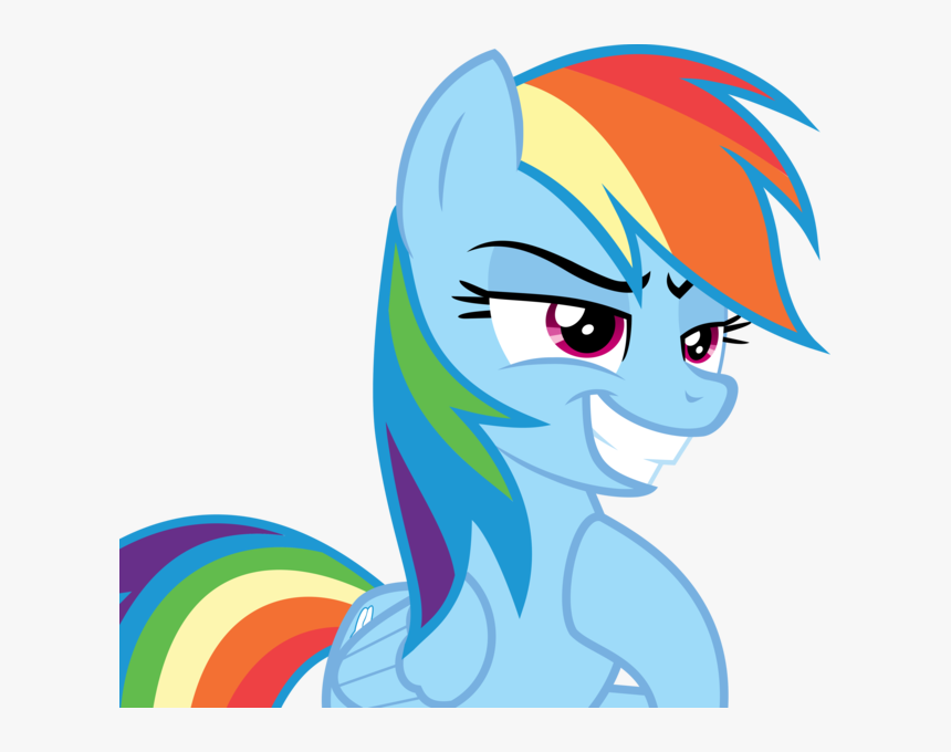 Rainbow Dash Evil Transparent, HD Png Download, Free Download