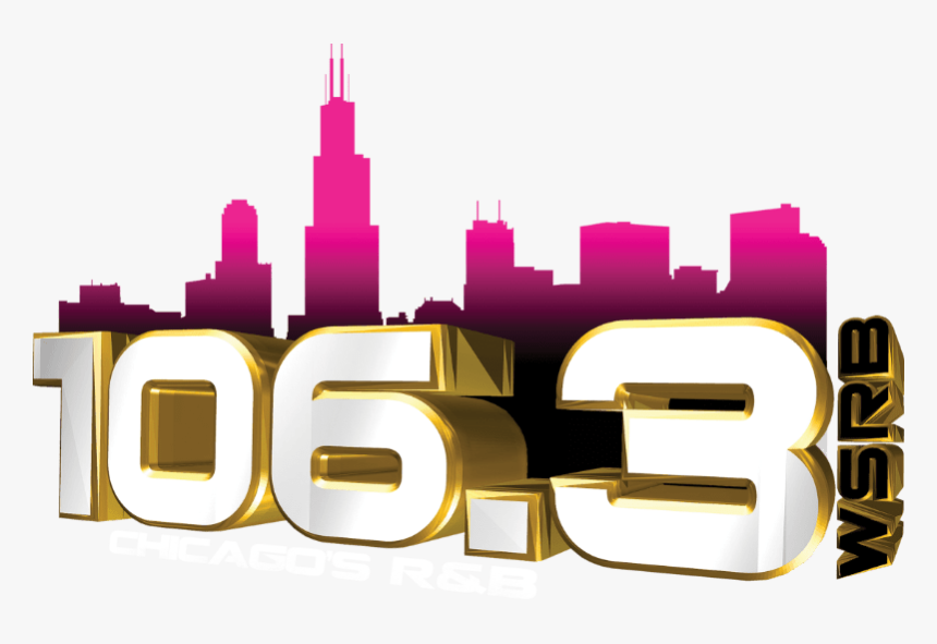 106 - 3 Wsrb - Chicago Skyline, HD Png Download, Free Download