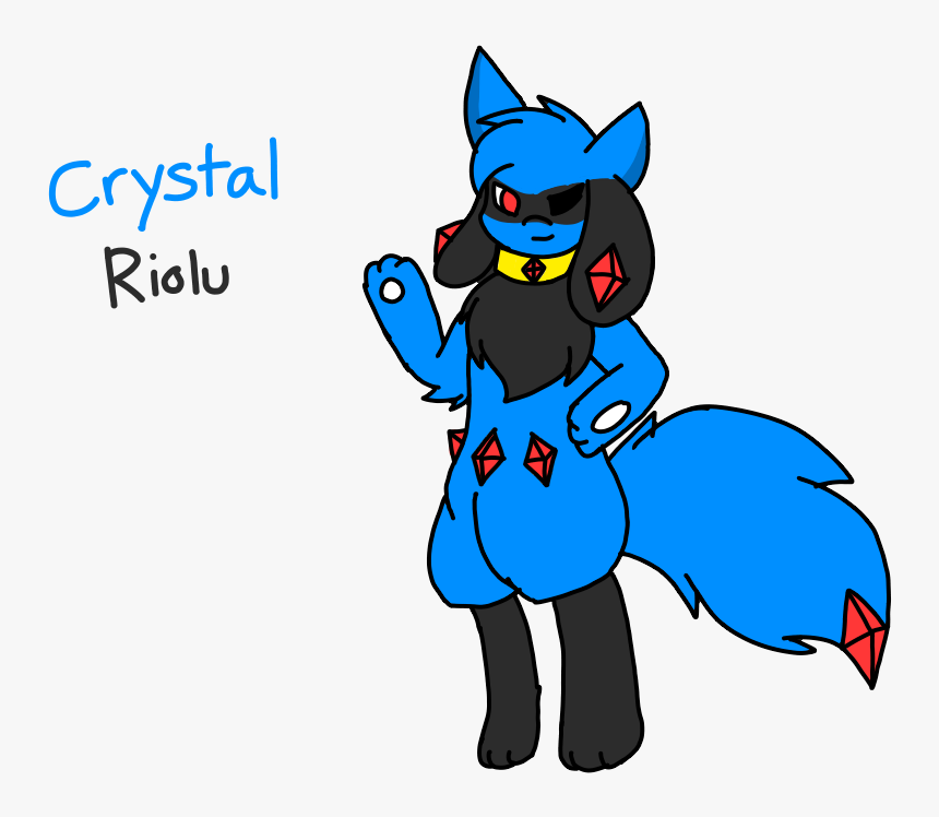 Crystal Riolu - Cartoon, HD Png Download, Free Download