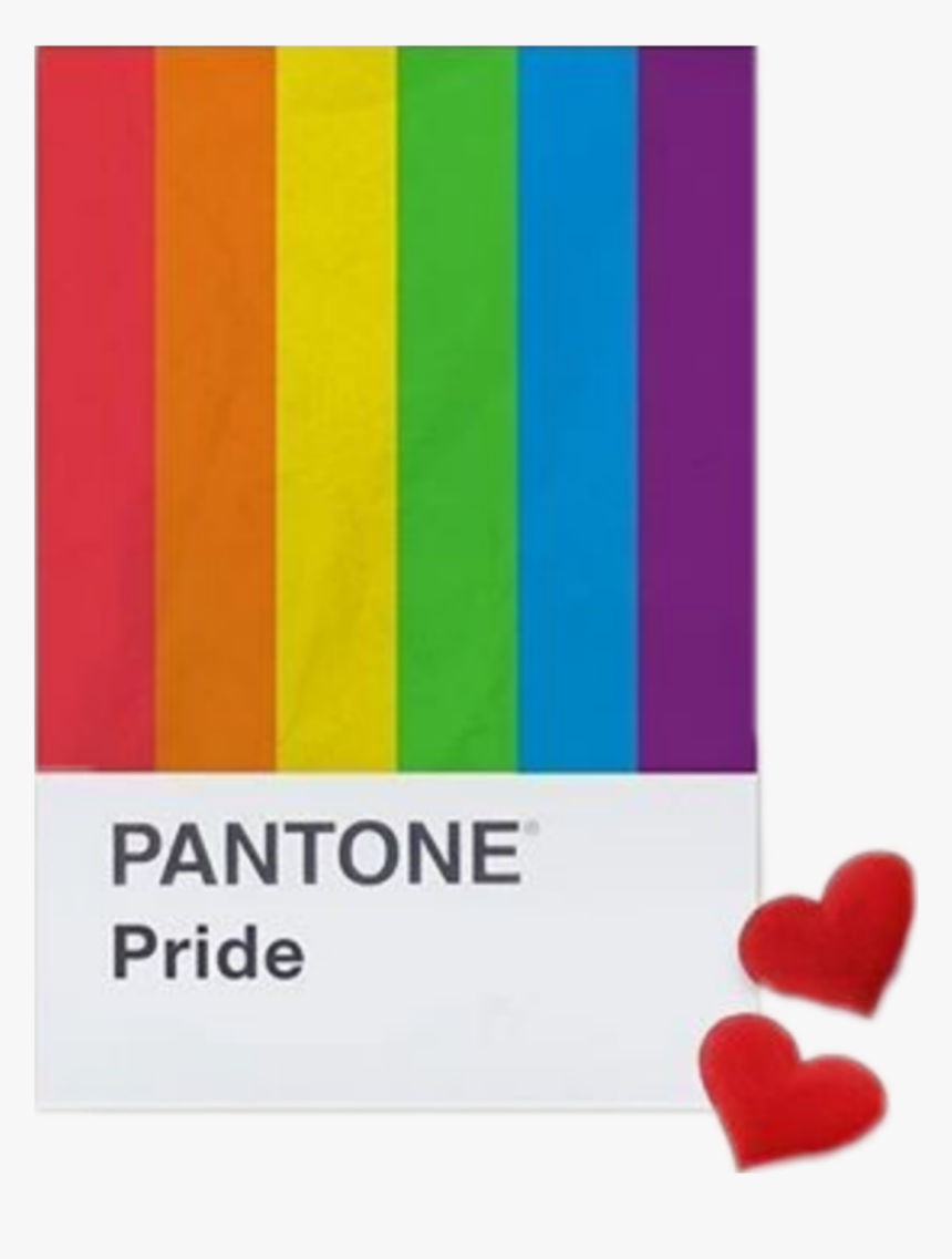 #aesthetic #grunge #pantone #pride #prideflag #hearts - Graphic Design, HD Png Download, Free Download