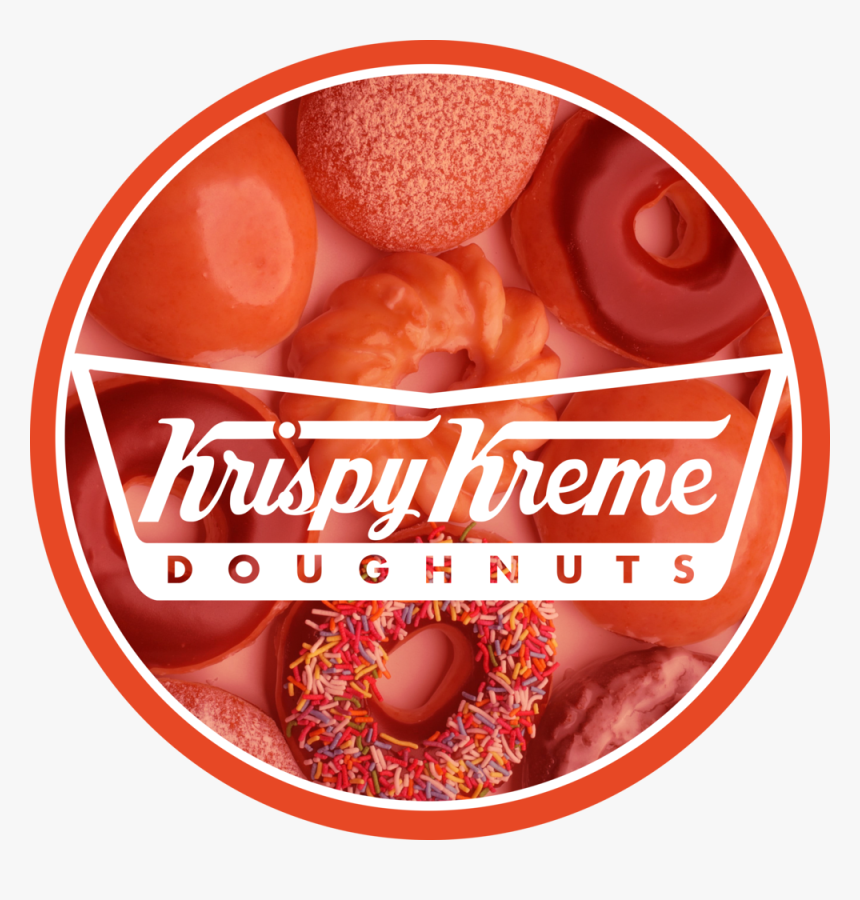 Krispykreme Red - Krispy Kreme Donuts Black And White, HD Png Download, Free Download