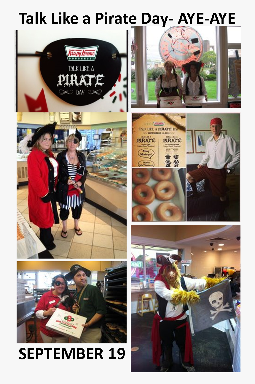 Krispykreme Pirate Day Sept - Games, HD Png Download, Free Download