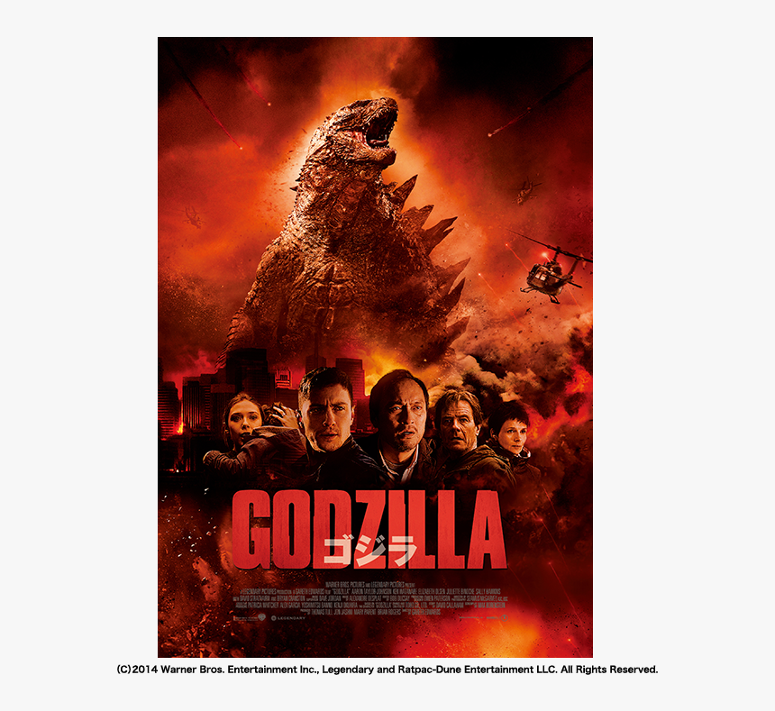 Godzilla - Godzilla 2014 Japanese Poster, HD Png Download, Free Download