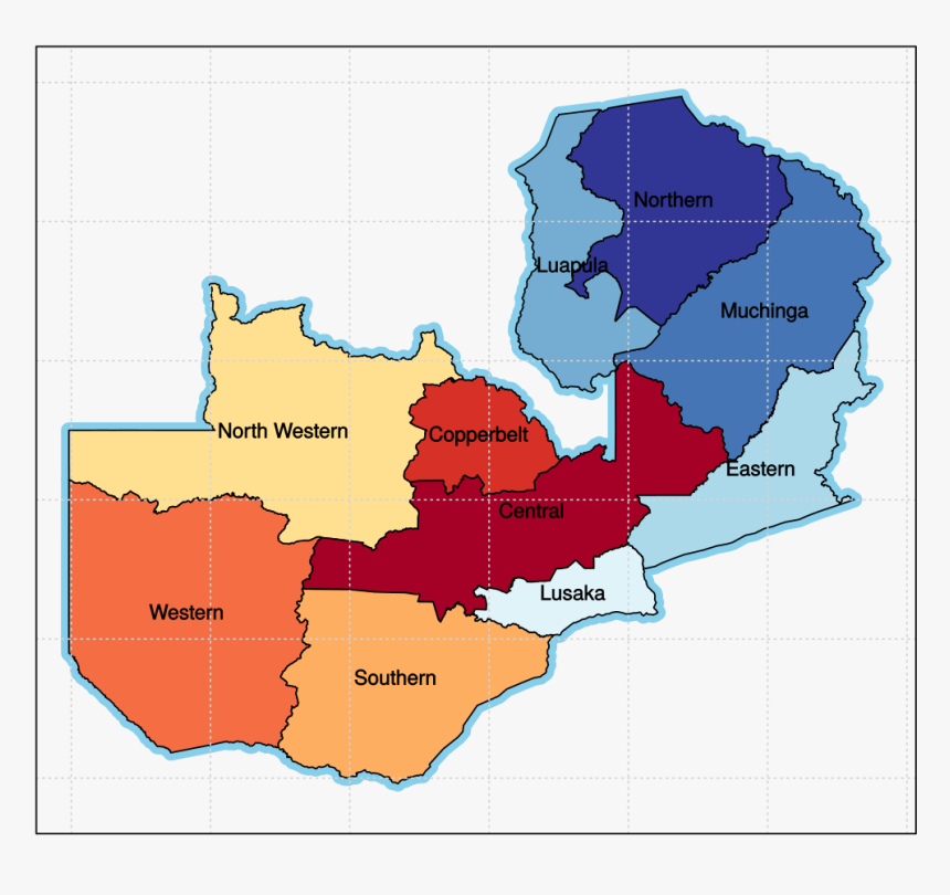 Zambia Regions, HD Png Download, Free Download