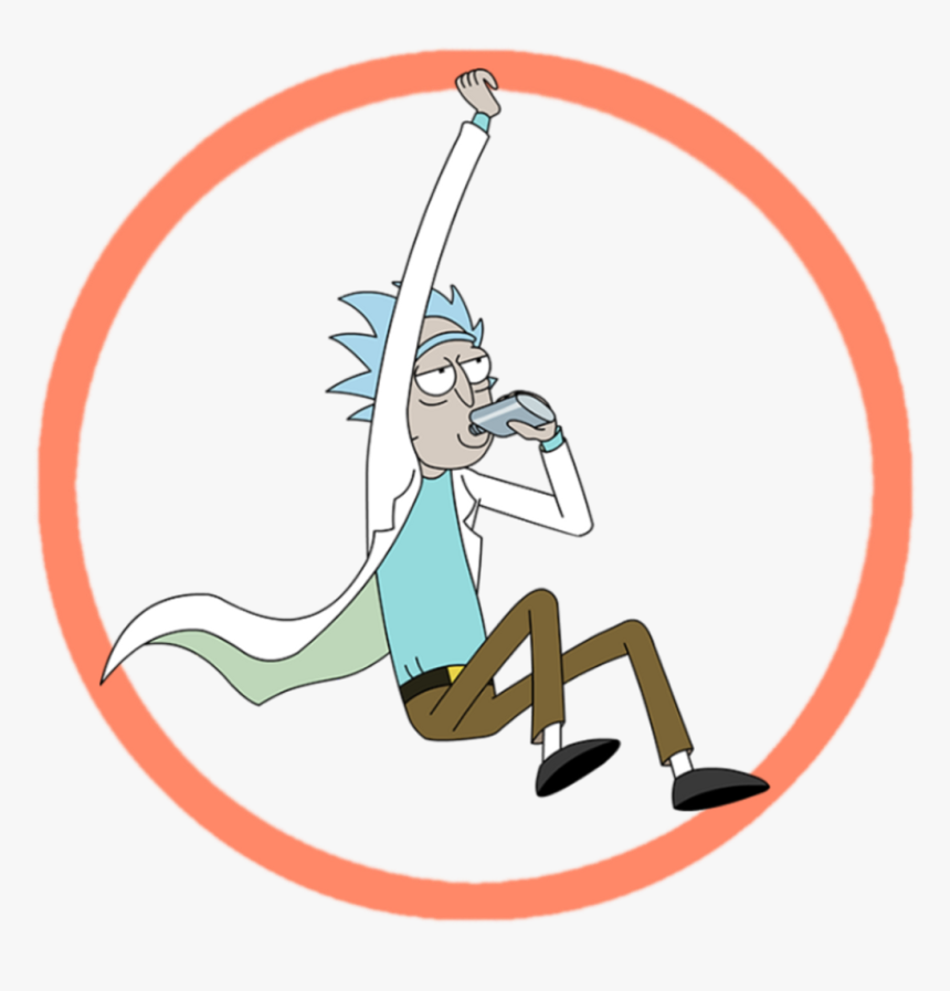 ⚪⭕⚪ Ftestickers Circle Rickandmorty Rick Cartoon Tvshow - Transparent Rick And Morty Png, Png Download, Free Download