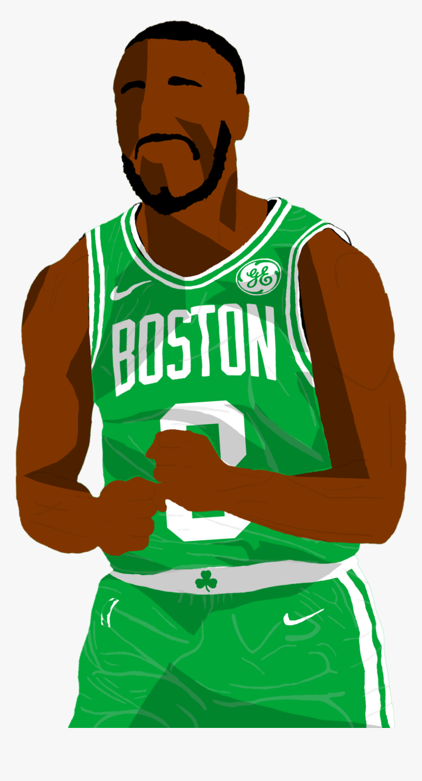 #kembawalker #celtics #cartoon - Boston Celtics Kemba Walpaper, HD Png Download, Free Download