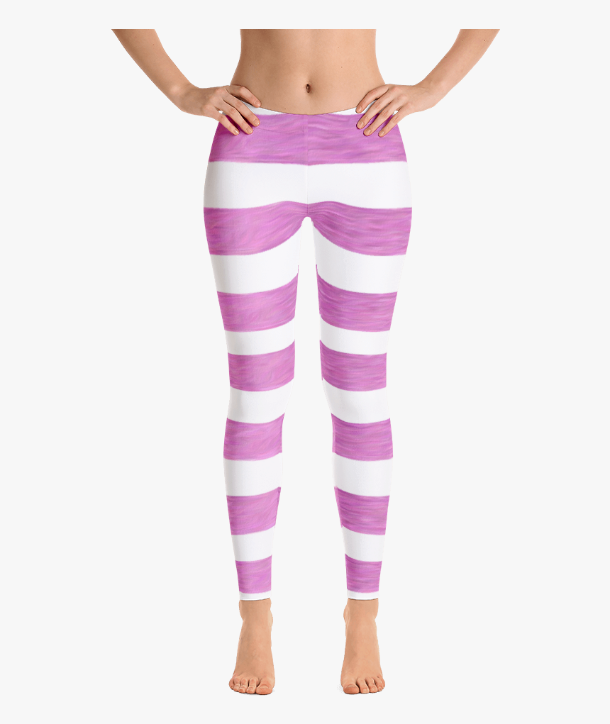 Pink & White Striped Leggings - Make It Pink Make It Blue Shirt, HD Png Download, Free Download