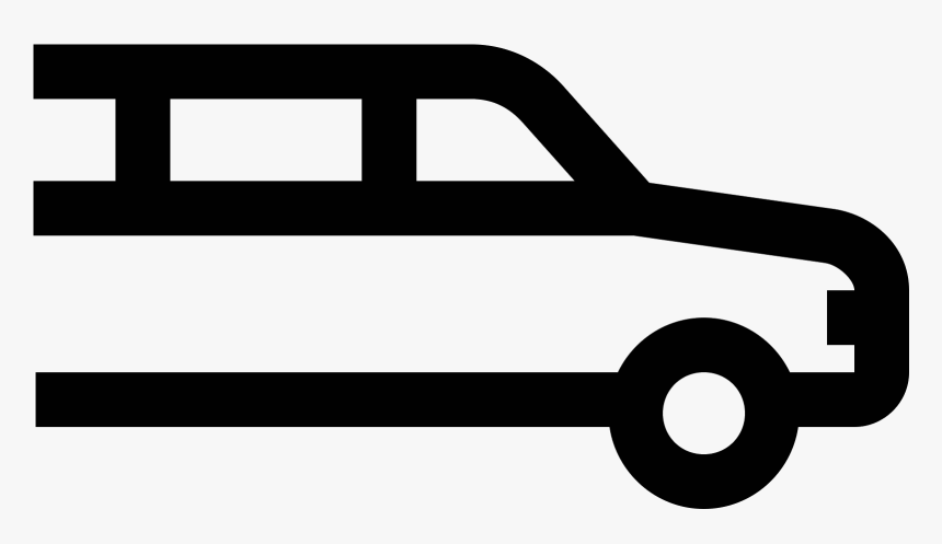 Image Black And White Stock Limousine Icon Free Download - Pickup Truck, HD Png Download, Free Download