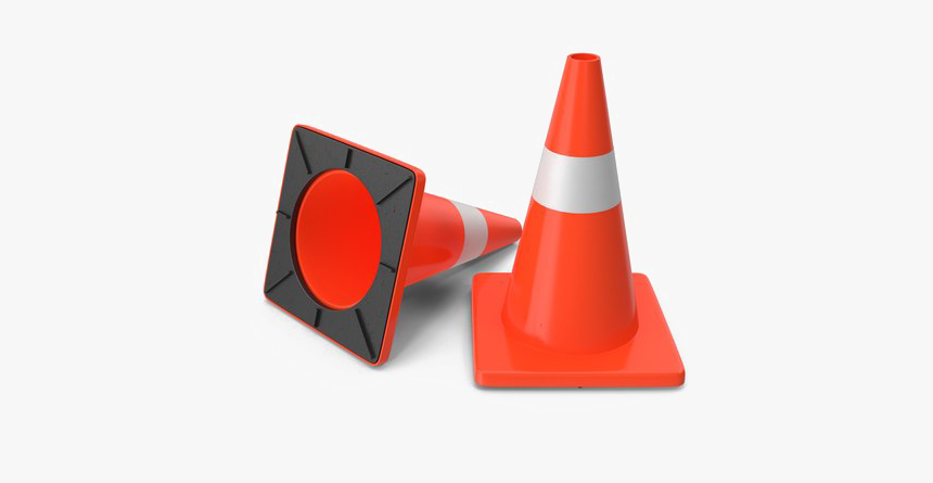 Construction Cone Download Transparent Png Image - Traffic Cones Png, Png Download, Free Download