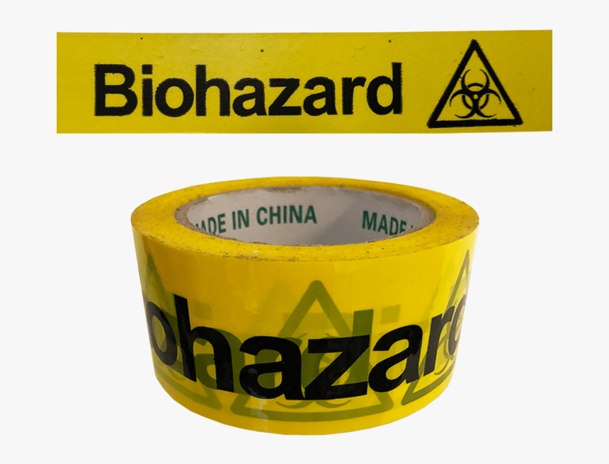 Medshop Biohazard Tape Self Adhesive Biohazard Barricade - Wristband, HD Png Download, Free Download