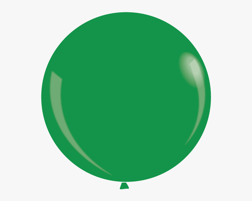 Clipart Balloon Dark Green - Circle Green Balloon, HD Png Download, Free Download