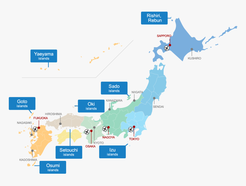 Japan Map, HD Png Download, Free Download