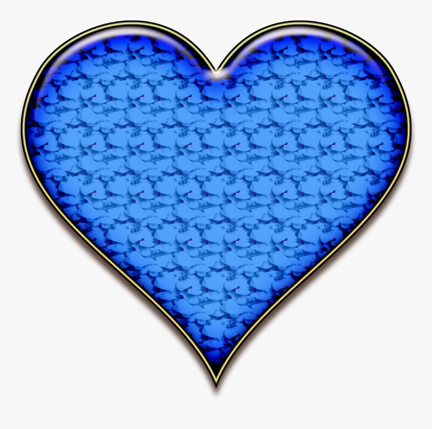 Blue 3d Heart Png - Heart, Transparent Png, Free Download