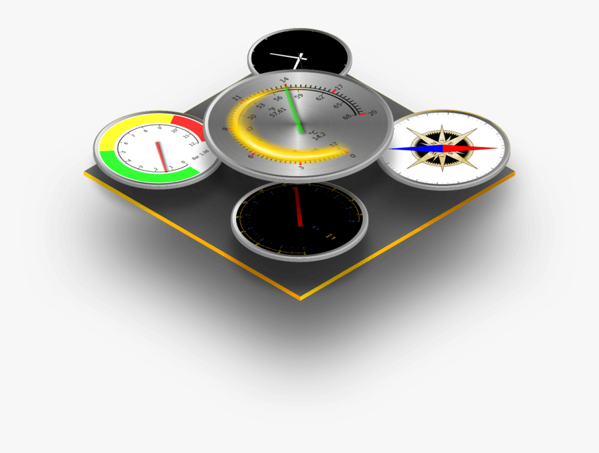 Gauge Controls For Wpf And Silverlight - Gauge, HD Png Download, Free Download