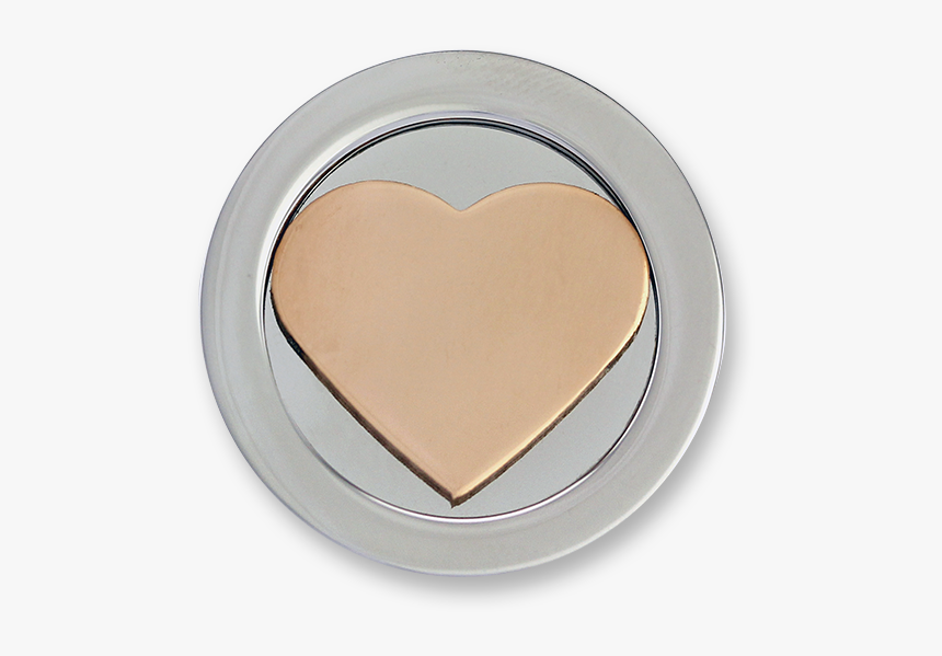3d Heart Stainless Steel Rosegold Plated - Eye Shadow, HD Png Download, Free Download