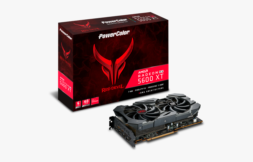 Powercolor Rx 5600 Xt, HD Png Download, Free Download