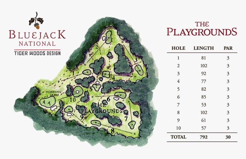 Bluejack National Playgrounds, HD Png Download, Free Download