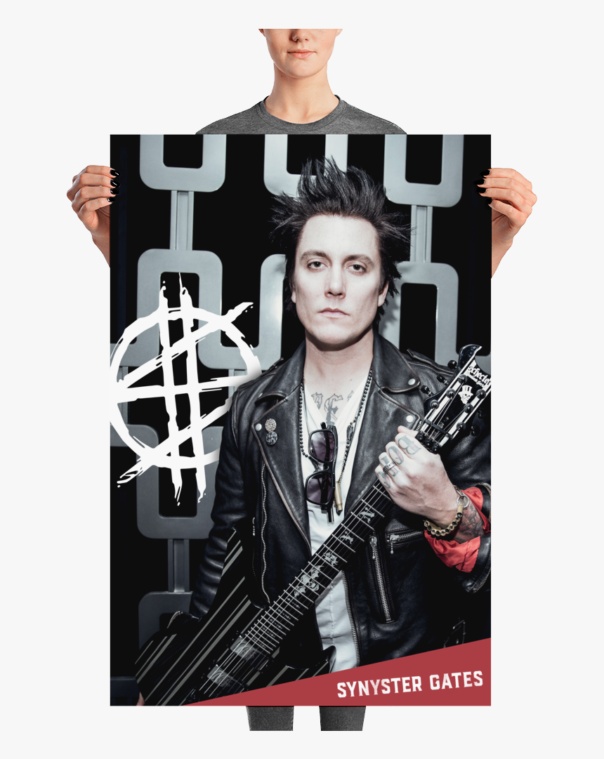 Synyster Gates Png - Synyster Gates Poster, Transparent Png, Free Download