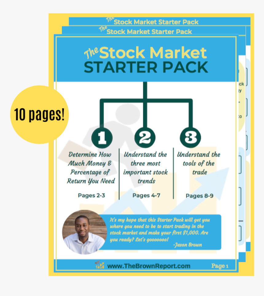 Stock Market Starter Pack, HD Png Download, Free Download