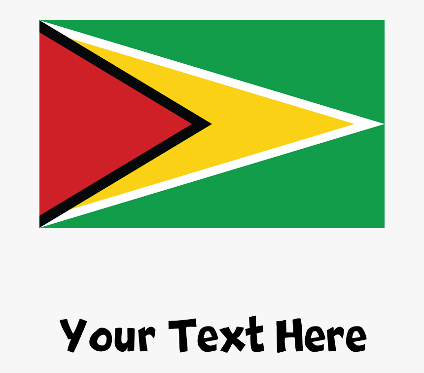 Guyanese Flag Mugs - Triangle, HD Png Download, Free Download