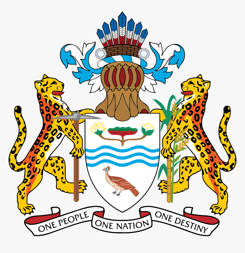 Guyana National Coat Of Arms, HD Png Download, Free Download
