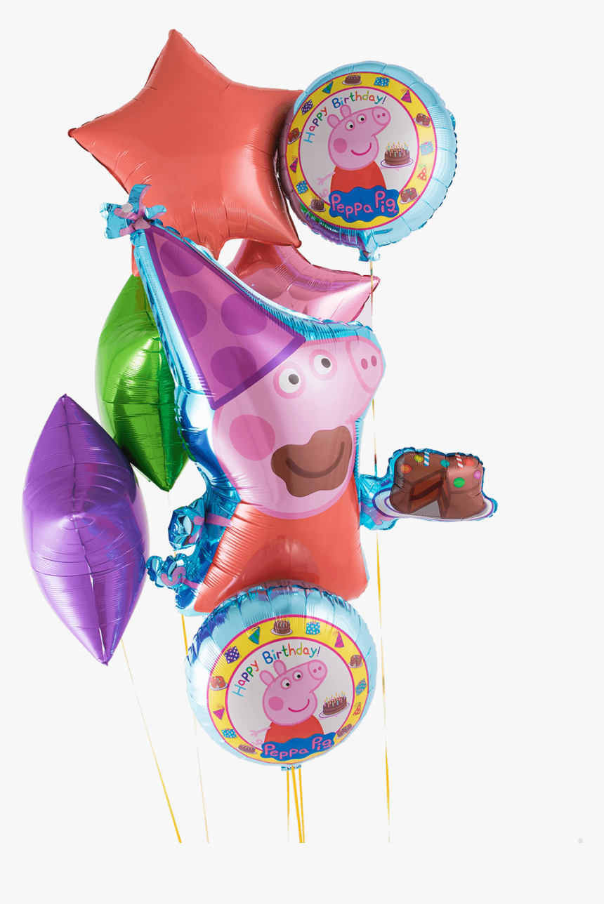 Peppa Pig Birthday Png - Christams Peppa Pig Balloon, Transparent Png, Free Download