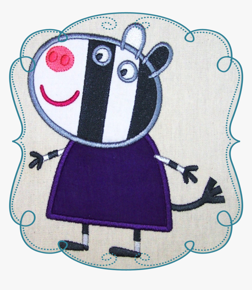 Peppa Zebra , Png Download - Peppa Pig Character Clipart, Transparent Png, Free Download