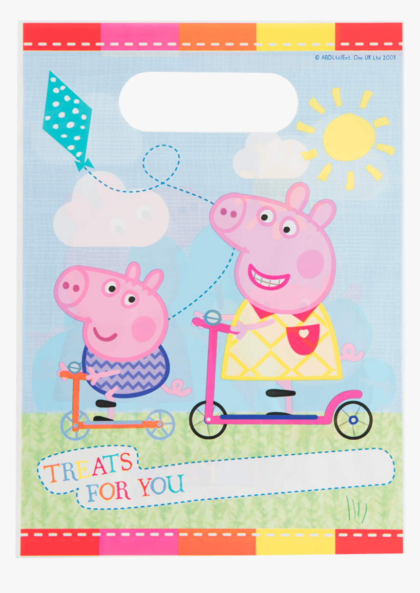 Peppa Pig Party Loot Bag And Contents 1 Kid Party Supplies - Animal Figure, HD Png Download, Free Download